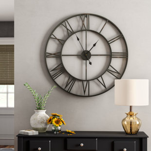 10-1/2 Silver Tempus Wall Clock with Glass Metal Frame and Quartz Movement Pack of Six 
