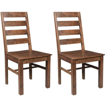 17 Stories Florez Side Chair In Brown Wayfair
