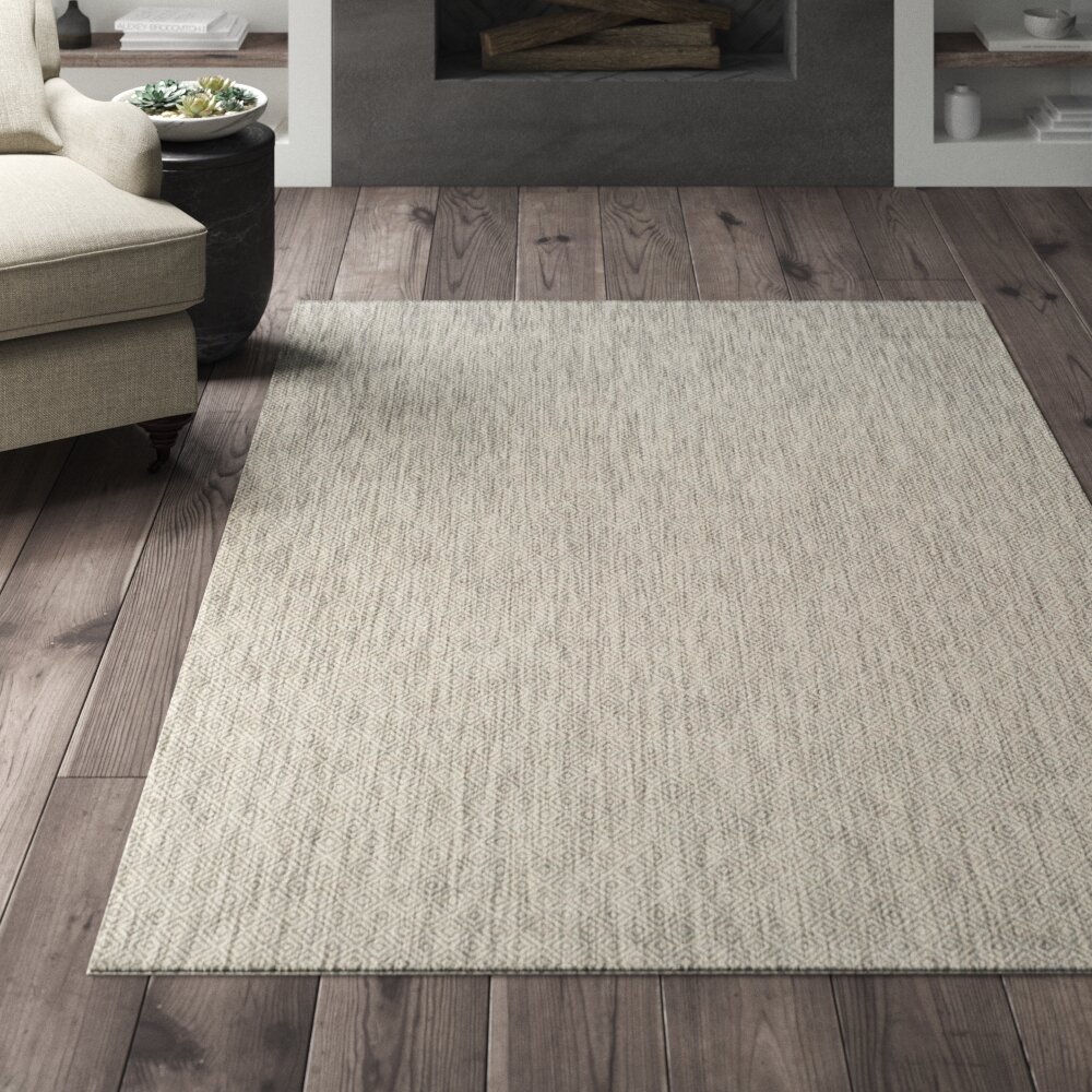 Greyleigh™ Davy Power Loom Gray Indoor/Outdoor Rug & Reviews | Wayfair