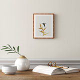 'Hummingbird and Flower II' Graphic Art
