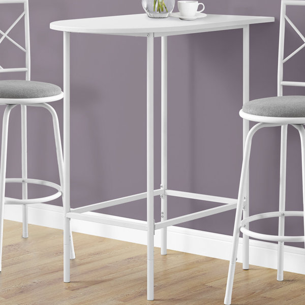 white tall bar table