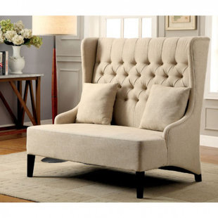 Roberto Contemporary Loveseat by Charlton Home