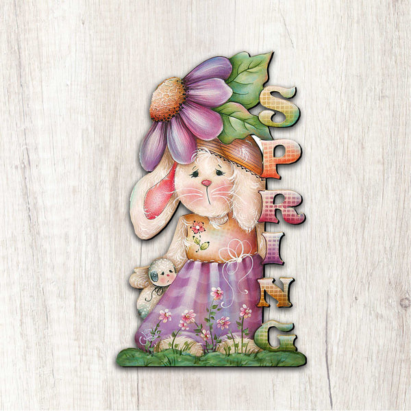 The Holiday Aisle® Spring Bunny Wall Decor | Wayfair