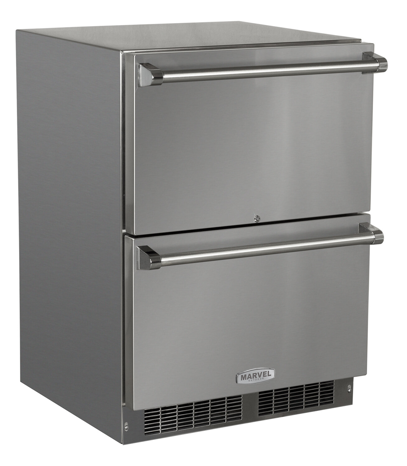 Magic Chef 7 4 Cu Ft 2 Door Mini Fridge In Platinum Steel With Freezer Mcdr740ste The Home Depot Mini Fridge Magic Chef Color Refrigerator