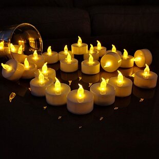 12/36 Flameless LED Candles Tea Lights Flickering Warm White Christmas Wedding 