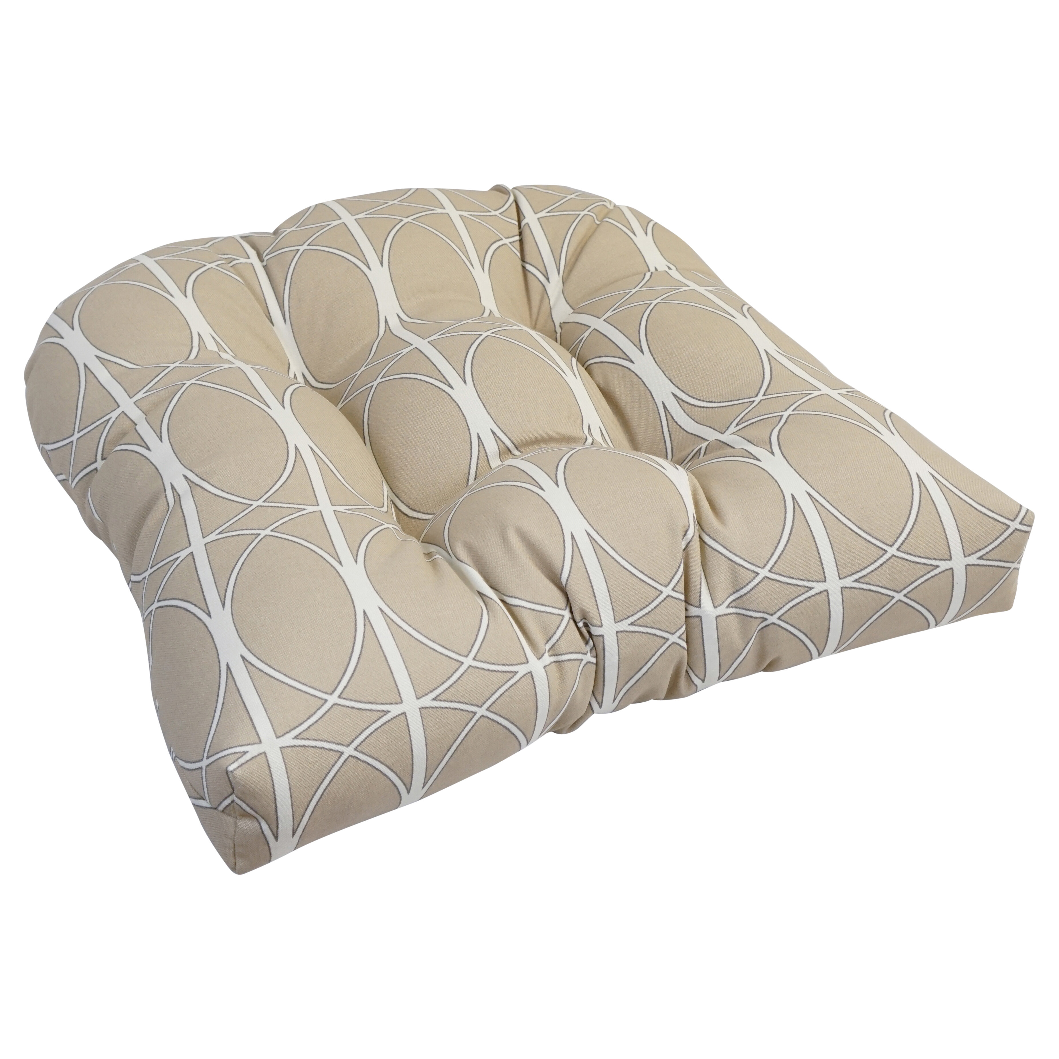tufted dining chair outdoor seat cushion