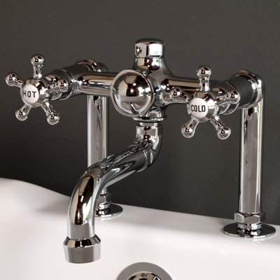 Double Handle Deck Mount Faucet Trim Strom Plumbing By Sign Of The