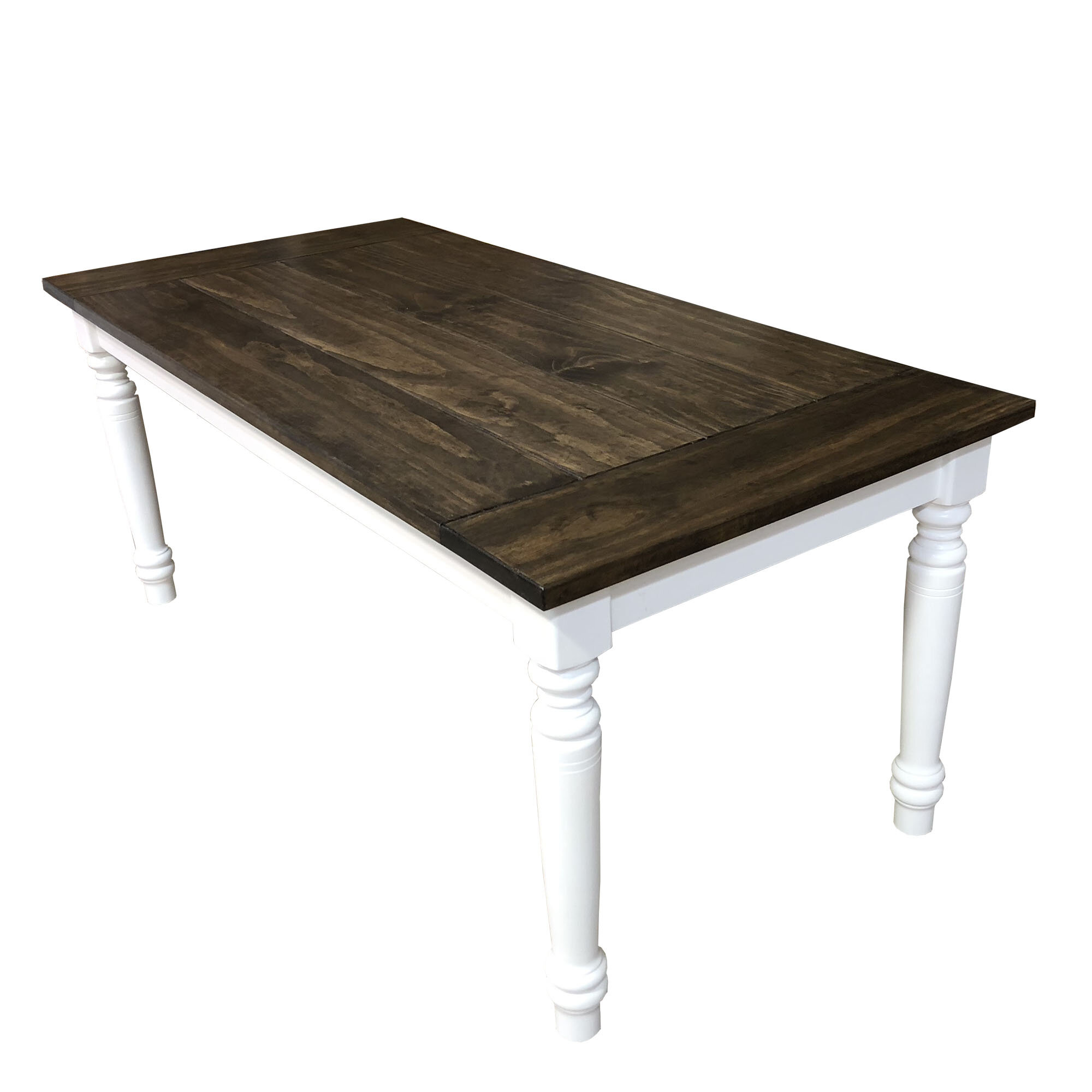 August Grove Potapchuk 34 Fir Solid Wood Dining Table Reviews Wayfair