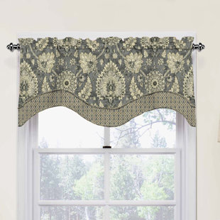 Valances Birch Lane Clifton Hall Scalloped 52 Window Valance