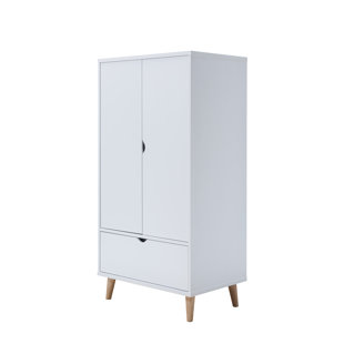 Modern White Armoires Wardrobes Allmodern Quickview