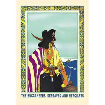 Buyenlarge Buccaneer Captain Morgan By Howard Mccormick Framed