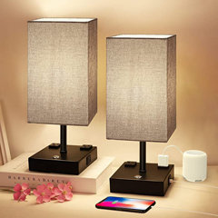 bedside lamp with outlet