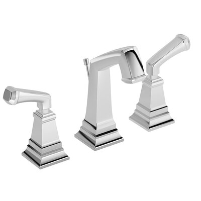 Oxford Deck Mounted Widespread Bathroom Faucet Symmons Finish Chrome