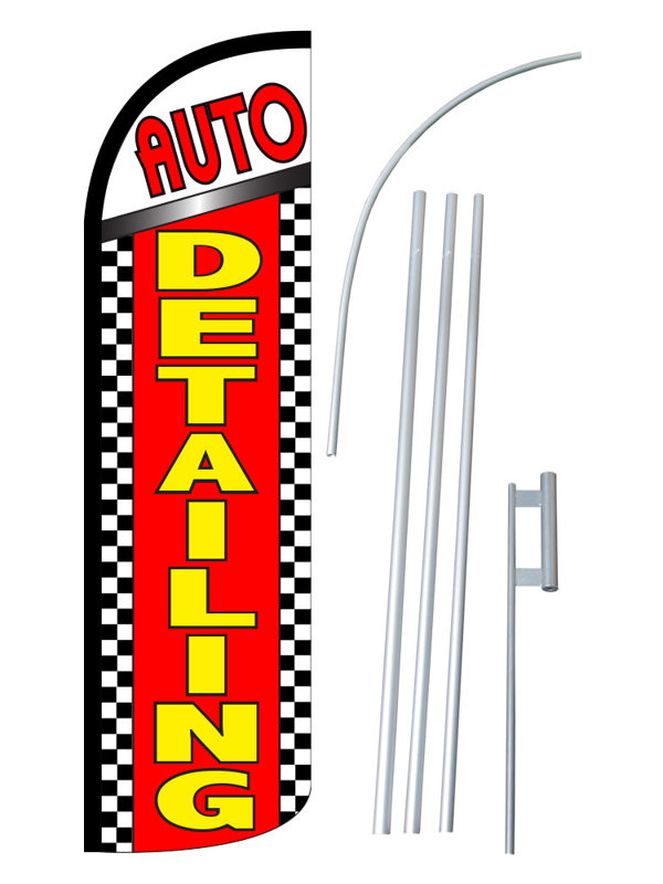Neoplex Auto Detailing Polyester 180 X 30 In Flag Set Wayfair