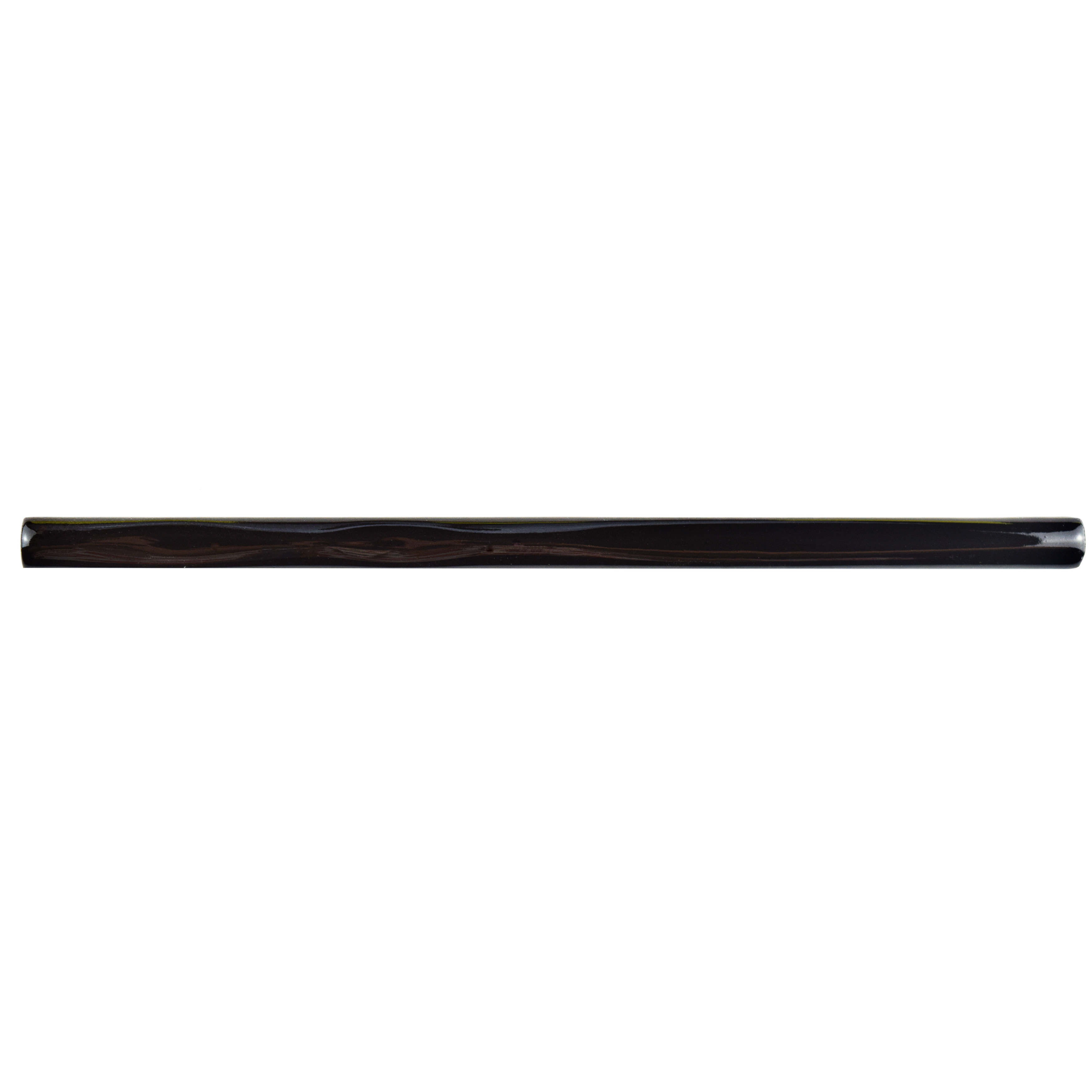 Elitetile Rugofo 0 38 X 7 88 Ceramic Pencil Liner Tile In Nero Elitetile Rugofo 0 38 X 7 88 Ceramic Pencil Liner Tile In Nero Brillo Wayfair