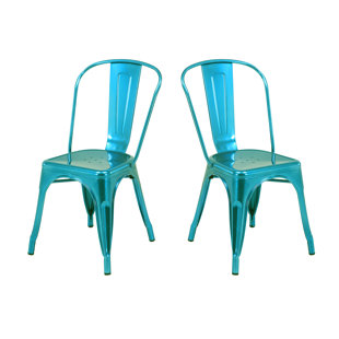 High Back Metal Dining Chair Wayfair Quickview