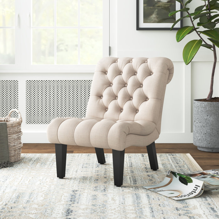 Lark Manor Upholstered Slipper Chair | Wayfair