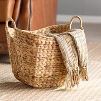 Deals on Dovecove Water Hyacinth Wicker Basket