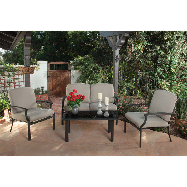 4 Piece Patio Set Wayfair