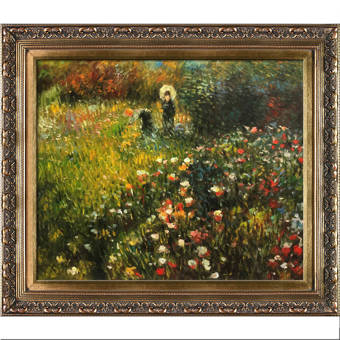 Vault W Artwork Woman With A Parasol In A Garden Frau Mi