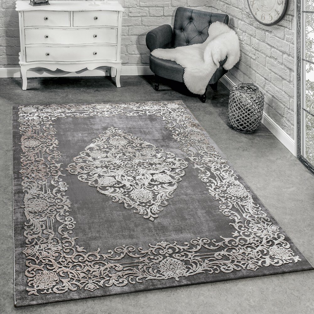 World Menagerie Carshalt Grey Rug Reviews Wayfair Co Uk