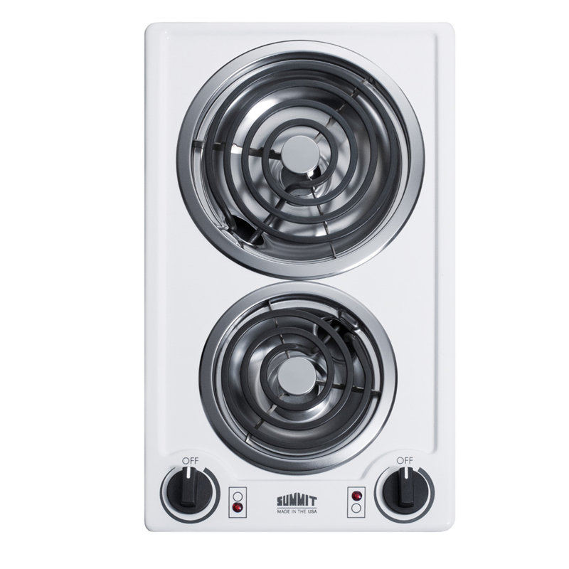 Summit Liance 20 Electric Cooktop With 2 Burners Wayfair Summit Liance 20 Electric Cooktop