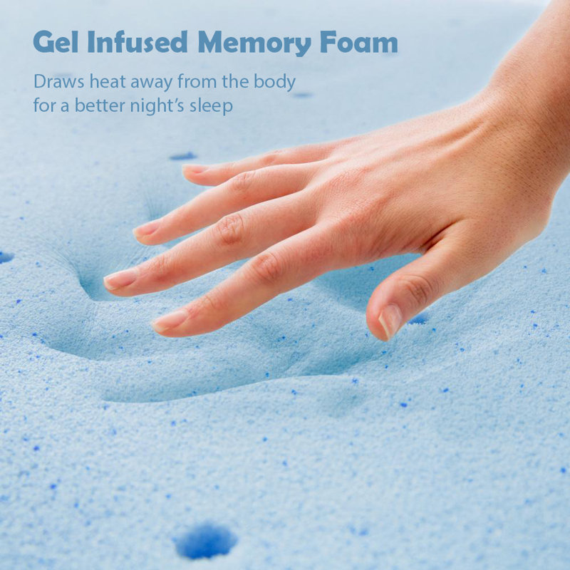 Alwyn Home Ally 8 Medium Gel Memory Foam Mattress Wayfair