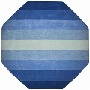 Degarmo Blue Stripes Area Rug