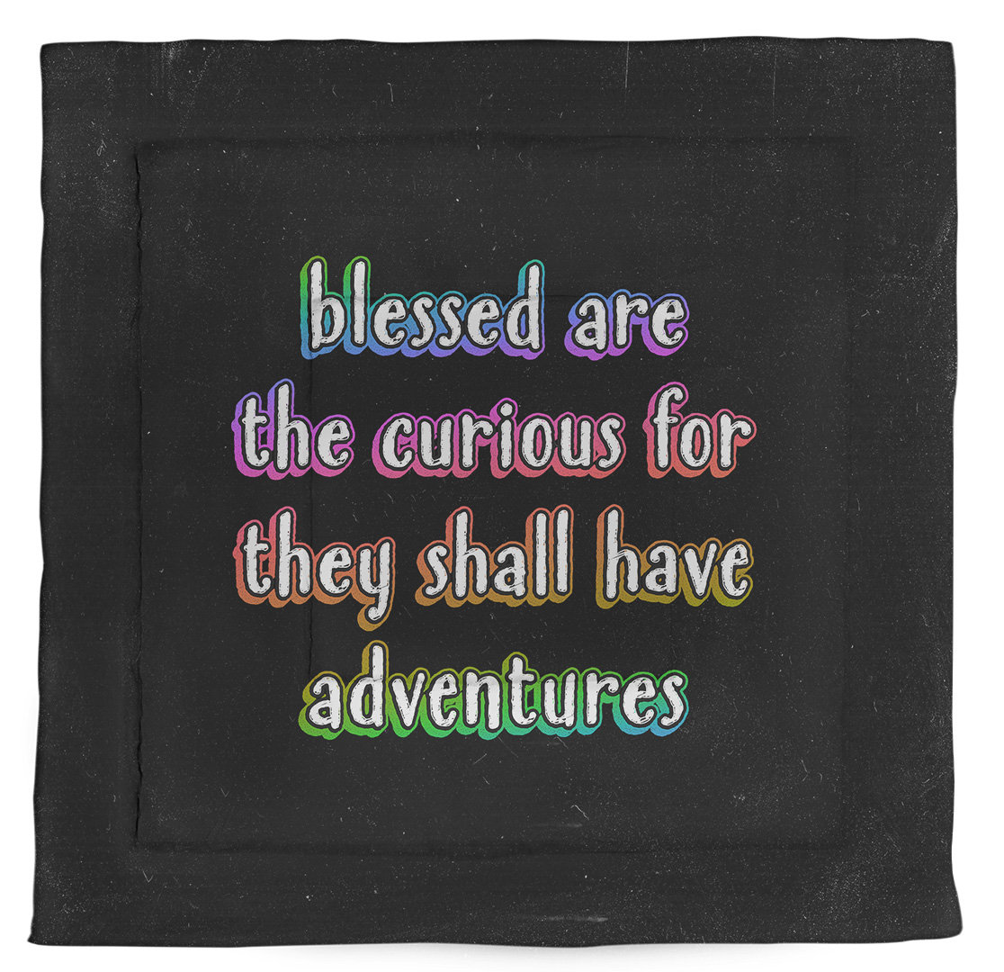 East Urban Home Curiosity Inspirational Quote Single Reversible Comforter Wayfair
