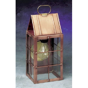 Go to store & view more images 300 Series 1-Light Outdoor Wall Lantern by Brass Traditions