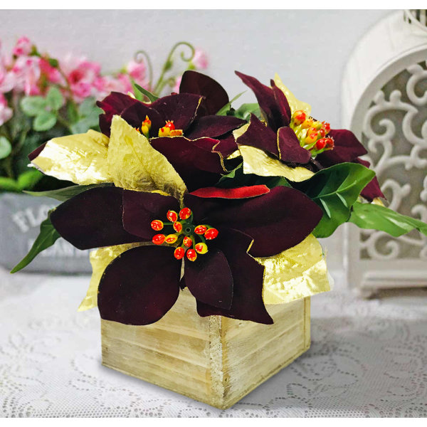 poinsettia floral arrangements