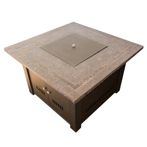 Faux Stone Propane Fire Pit Table