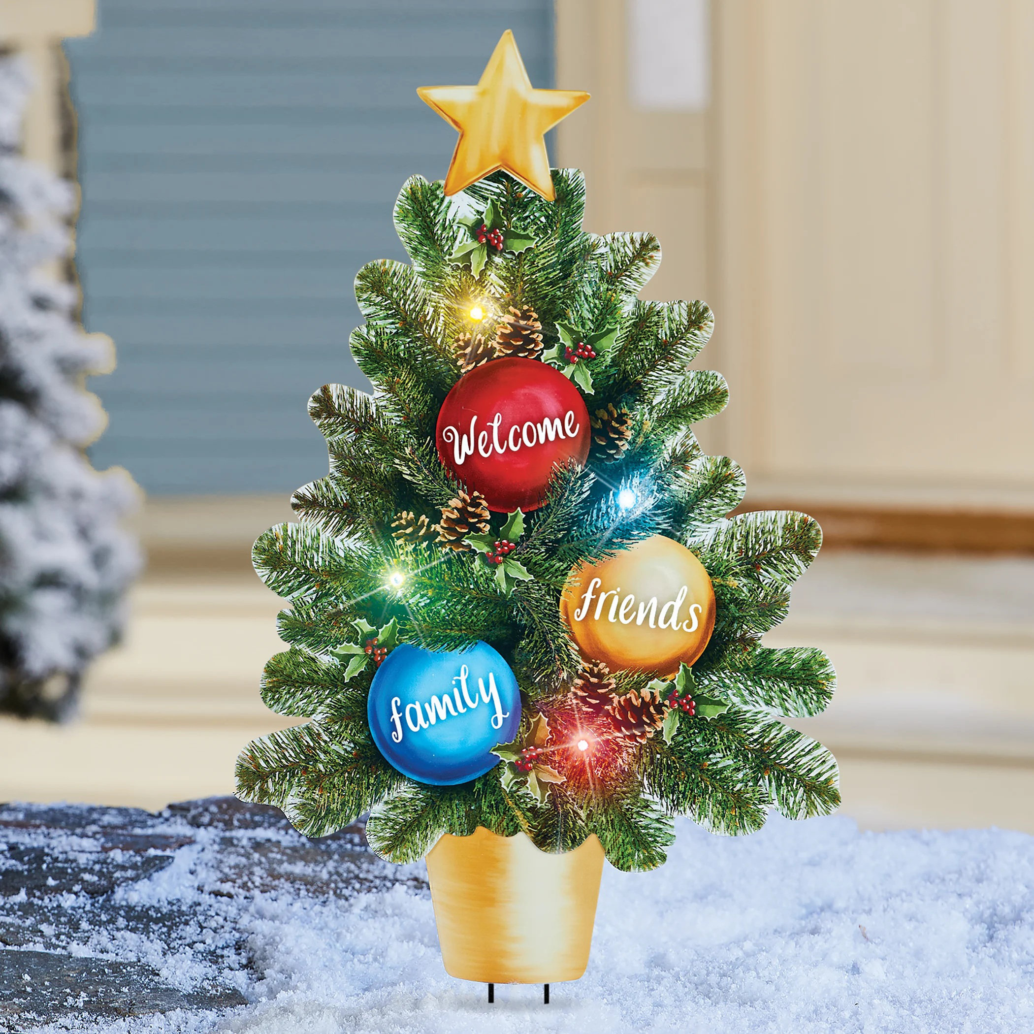 The Holiday Aisle® Inspirational Christmas Tree Garden Stake Wayfair