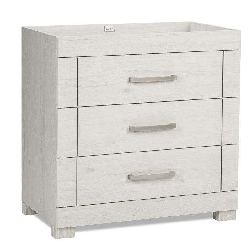 silver changing table
