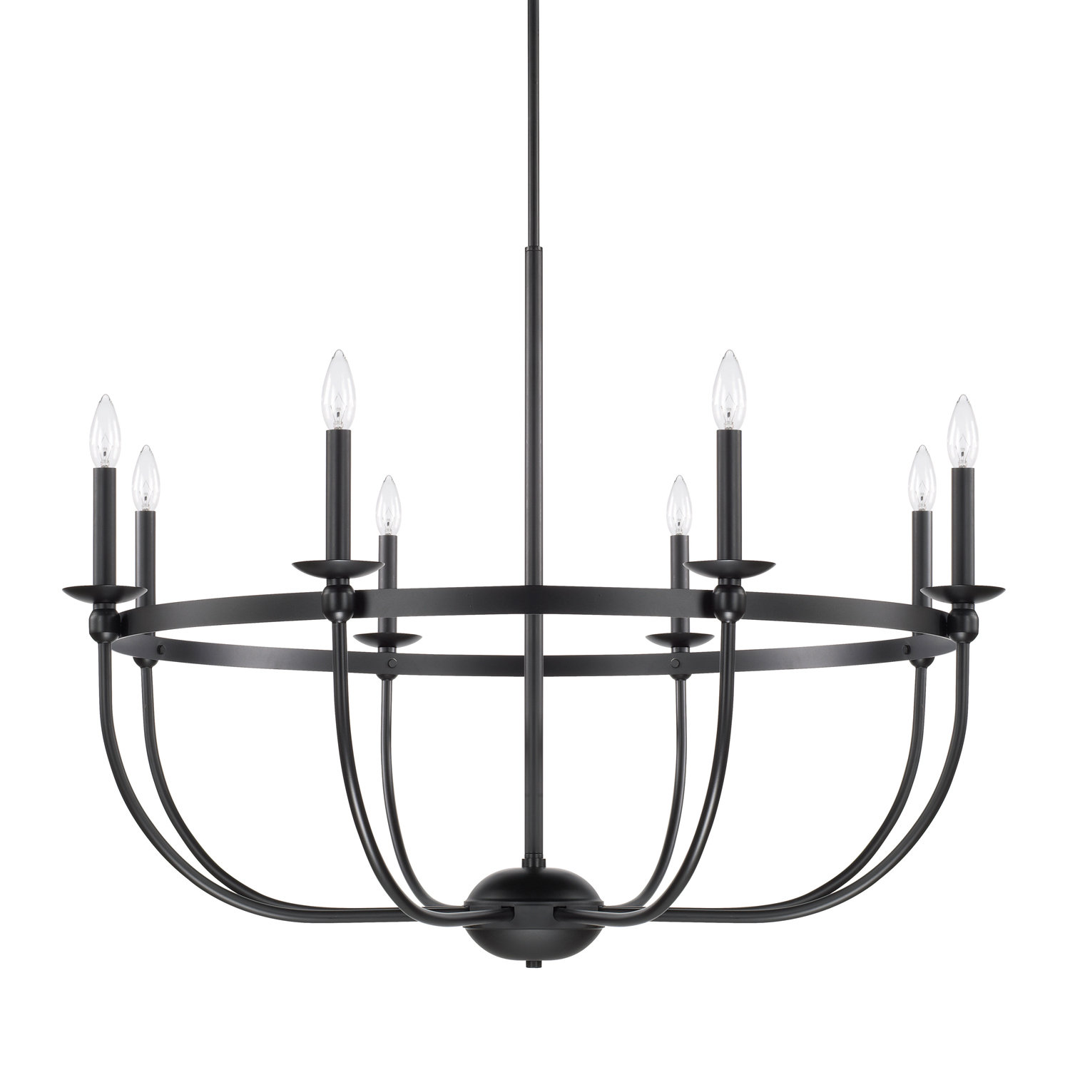 Yarmouth 8 Light Candle Style Wagon Wheel Chandelier Reviews Birch Lane