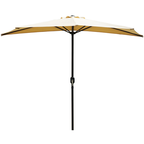4 Ft Patio Half Umbrella Wayfair