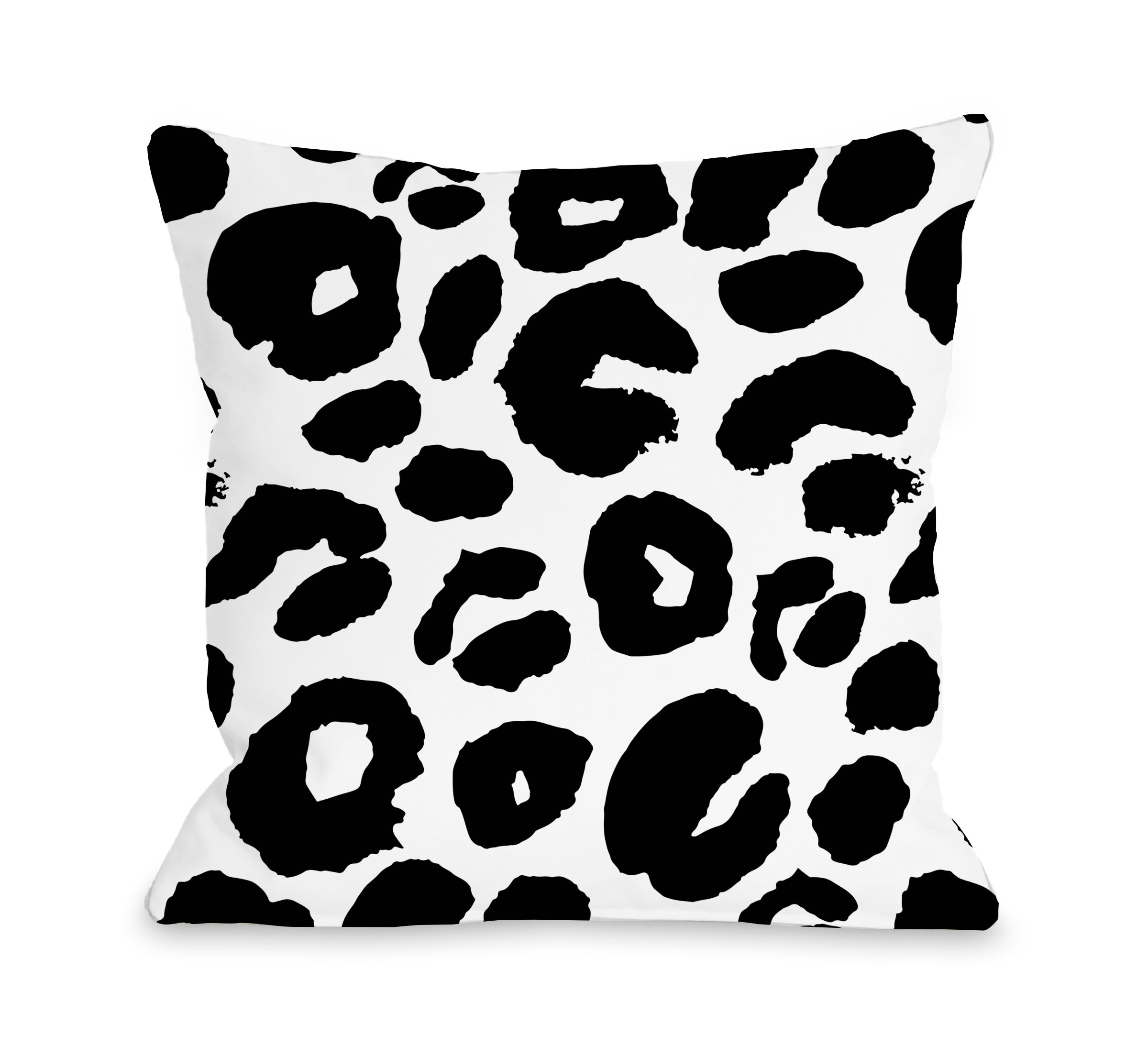 gold leopard pillow