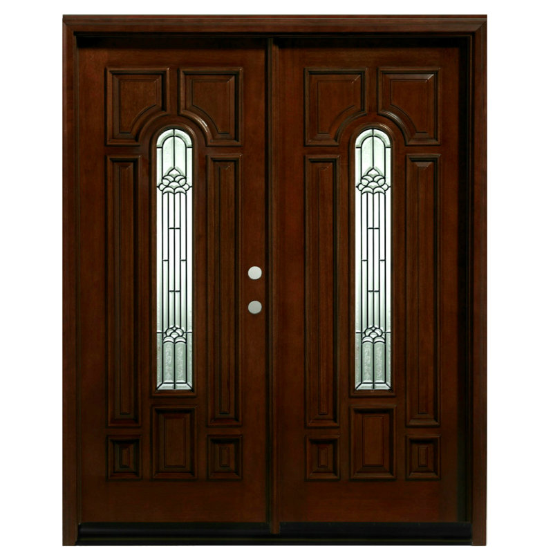 Asian Pacific Products Inc Mahogany Prehung Front Entry Doors