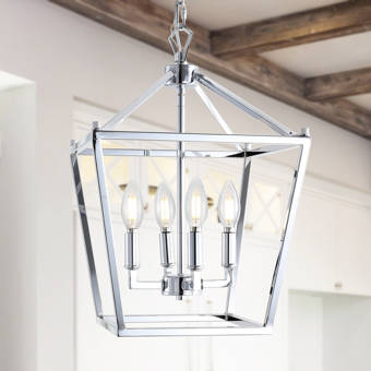 Wrought Studio Taufner 4 Light Candle Style Classic Traditional Chandelier Wayfair