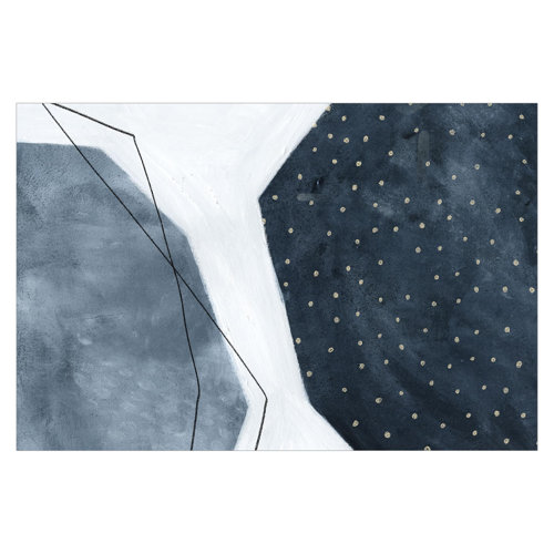 Dots in Dialogue III 2.9m x 4.32m Textured Matt Peel & Stick Wall Mural East Urban Home