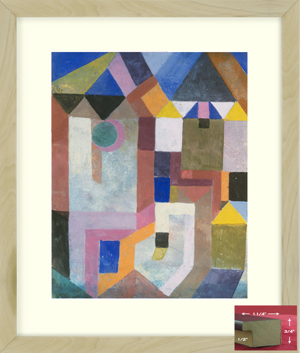 Vault W Artwork Architecture By Paul Klee Picture Frame Print On Paper Wayfair