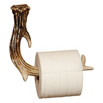 Pinecone Toilet Paper Wall Holder by Rivers Edge 