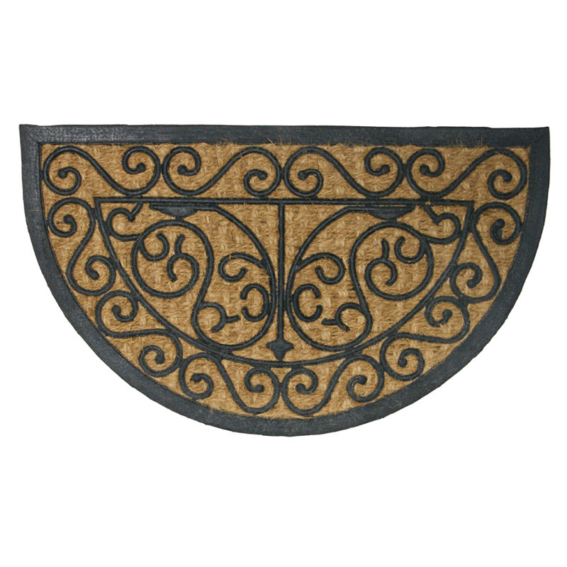 Rubber Cal Inc Isle Of Crete 30 In X 18 In Non Slip Outdoor Door Mat Reviews Wayfair