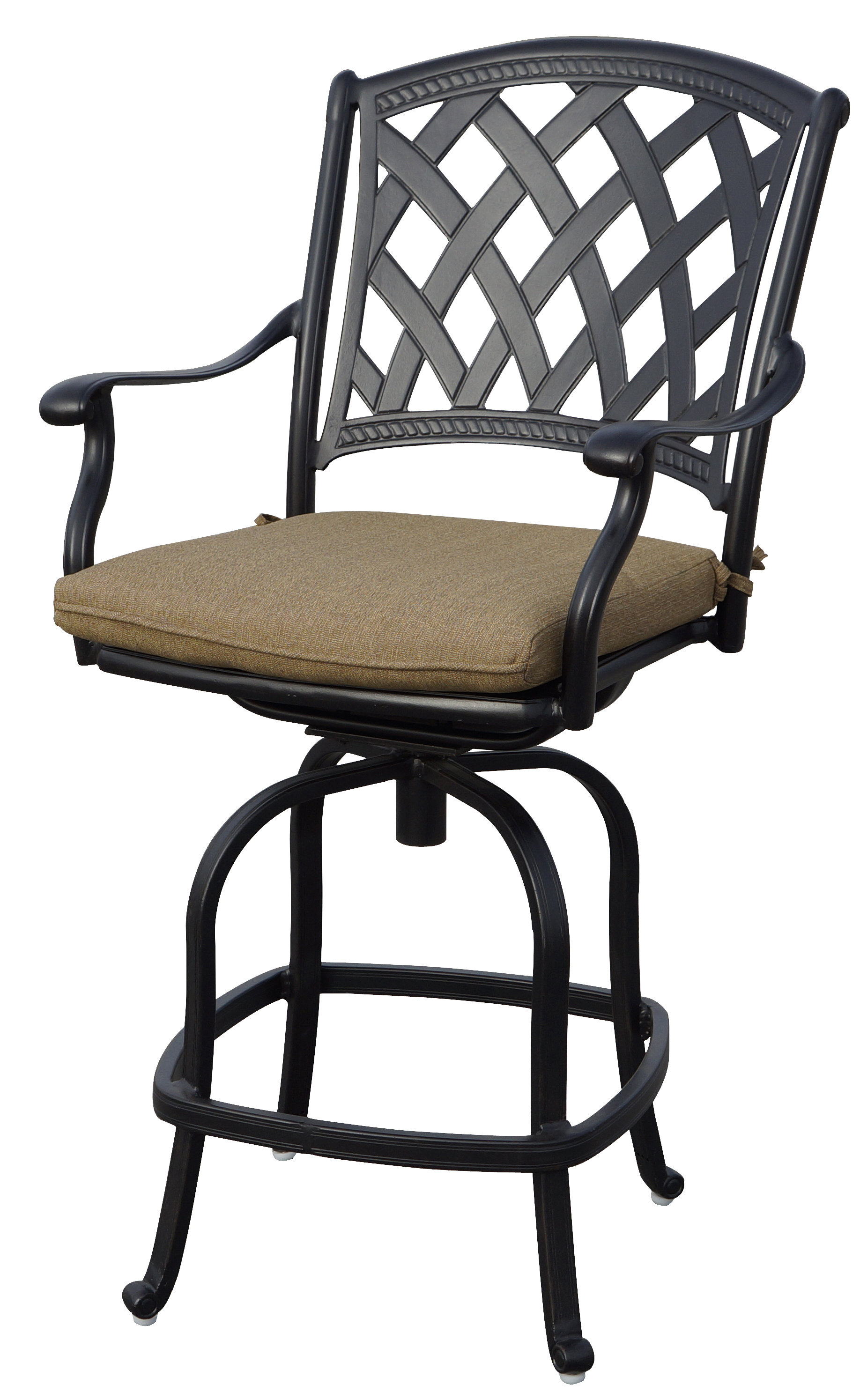 fleur de lis living patio furniture on Fleur De Lis Living Campton 25 Patio Bar Stool With Cushion Wayfair