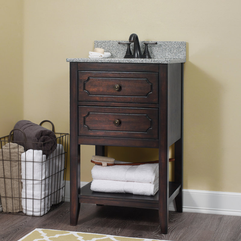 Charlton Home Langenfeld 21 Single Bathroom Vanity Set Reviews Langenfeld 21 Single Bathroom Vanity Set