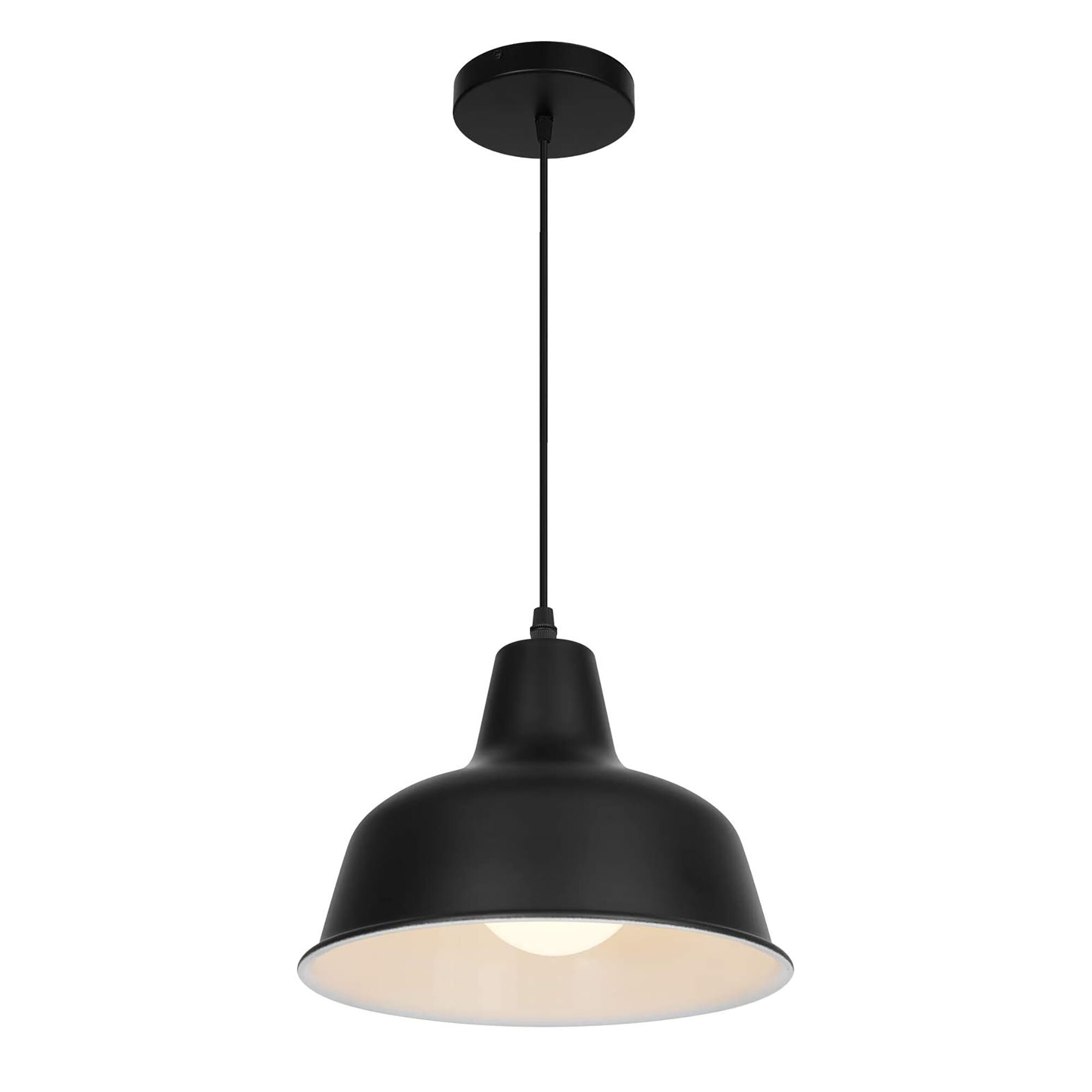 Gracie Oaks Doetie 1 Light Single Dome Pendant And Reviews Wayfair