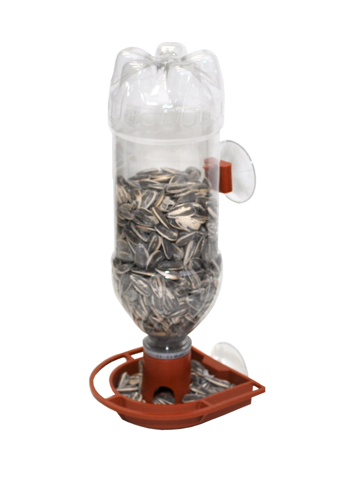 Spring Bird Feeding Promotes Plastic Bottle Re-use Red Gadjit Soda Bottle Hummingbird Window Feeder Fill Plastic Soda Bottle with Nectar Twist on Feeding Tray Suction to Outdoor Window