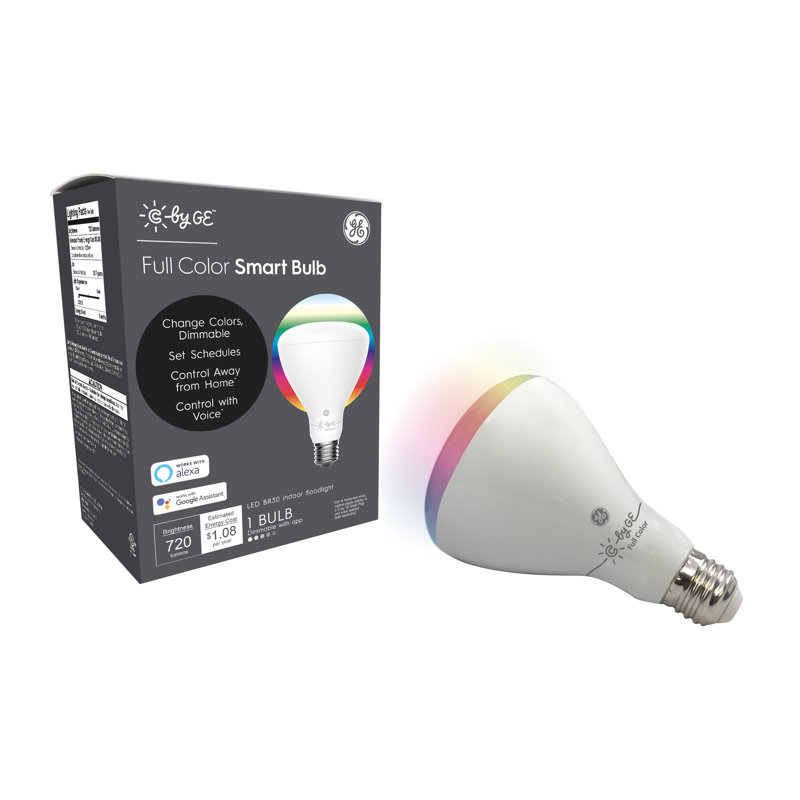 Ge Lighting 10 Watt 60 Watt Equivalent Br30 Led Smart Dimmable Light Bulb Tunable White E26 Medium Standard Base Wayfair