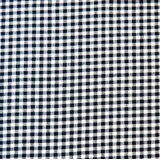 blue gingham crib sheet