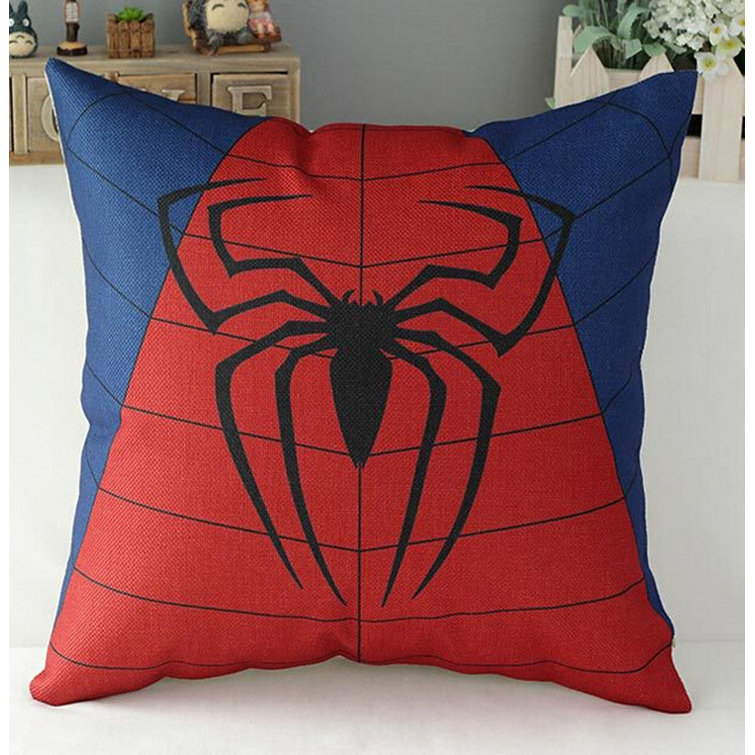 spiderman throw pillow